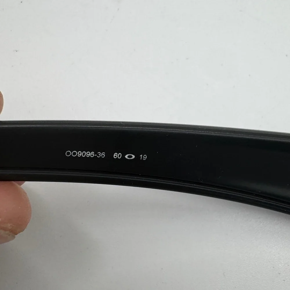 Oakley Fuel Cell OO9096-36 Matte Black Purple Wrap Sunglasses Violet Iridium Len